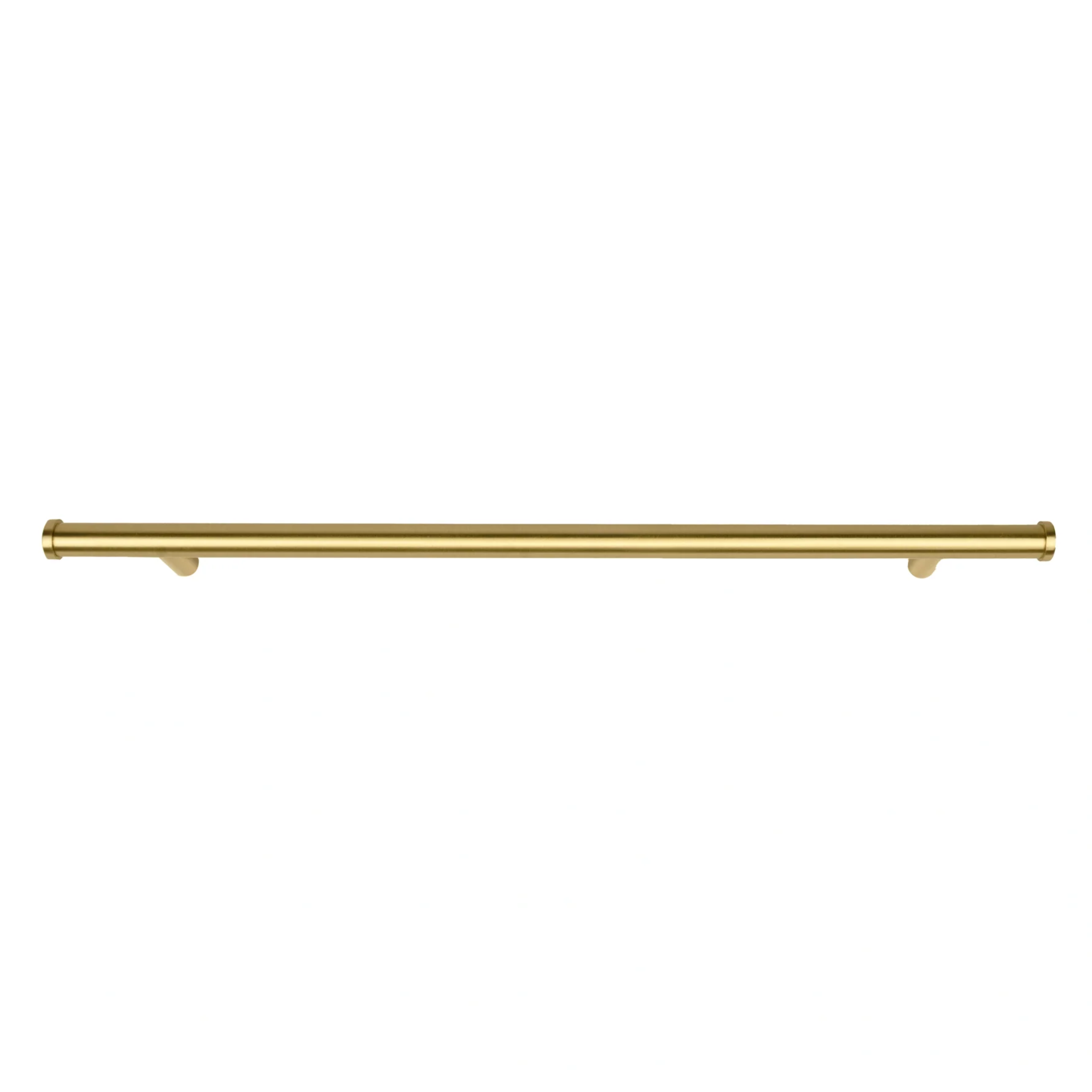 Brass Essence Euro Bar Solid Brass Cabinet Pull from the B-0058 collection, showcasing a sleek, polished brass finish and modern design.