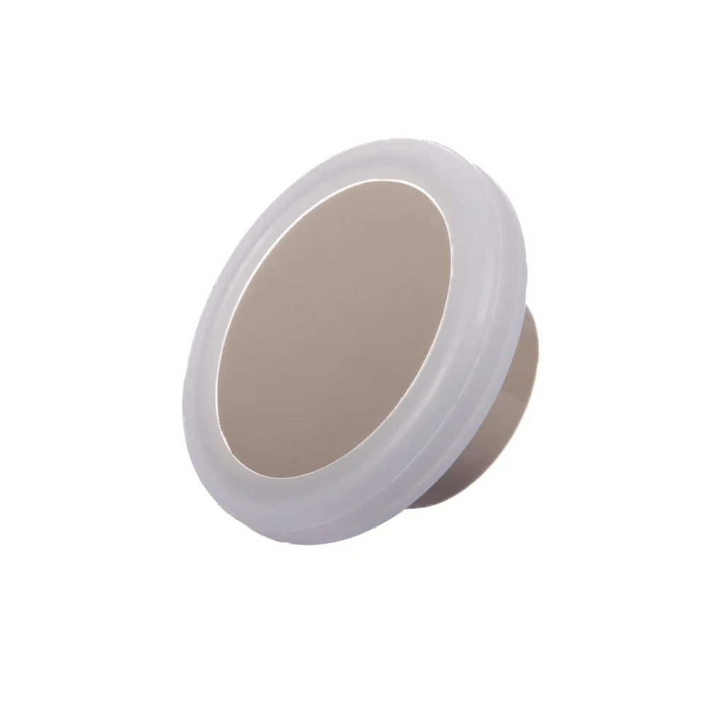 Brass Essence Soft-Touch Silicone and ABS cabinet knob with sleek design and smooth finish, perfect for modern furniture.