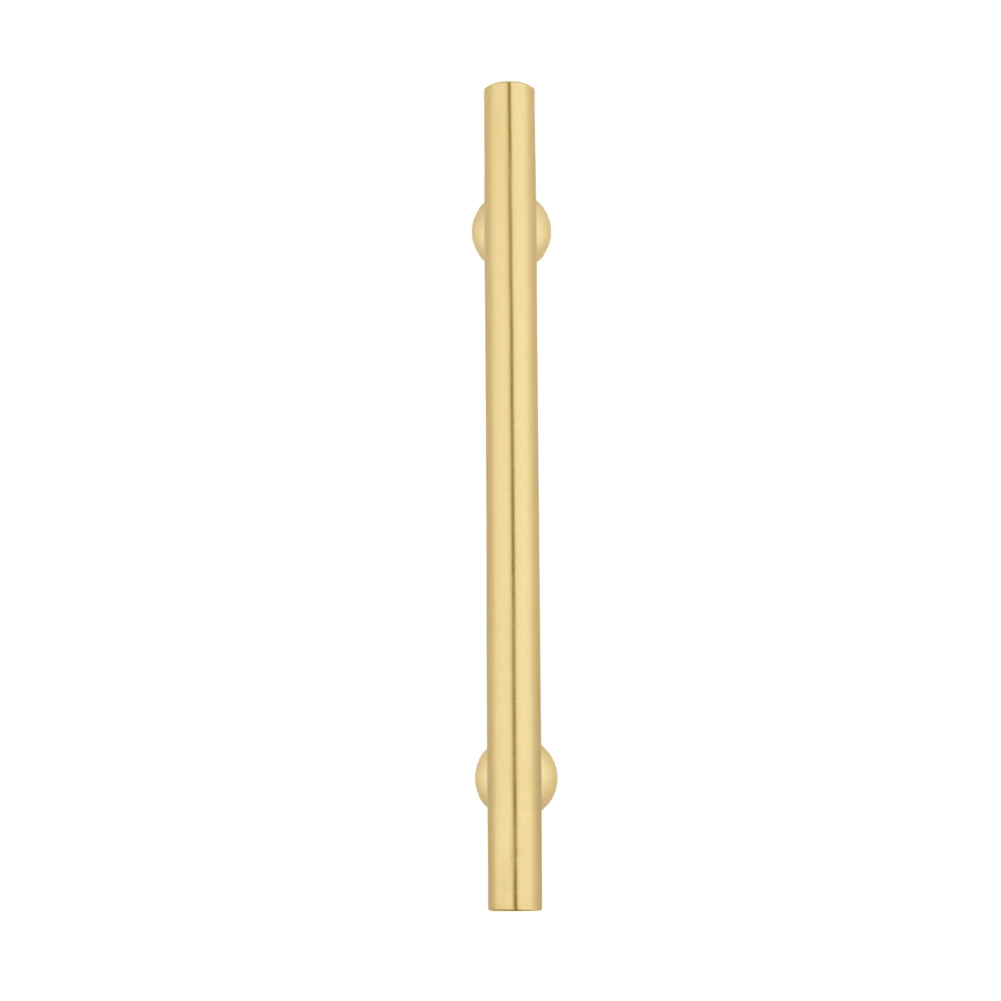 Solid brass goblet cabinet handle from Brass Essence collection, featuring a polished finish and ergonomic design.