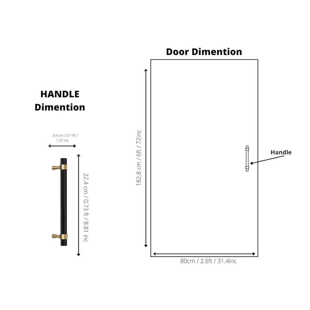 Brass Essence knurled black and gold T-bar handle collection, featuring sleek textured metal handles with gold accents.