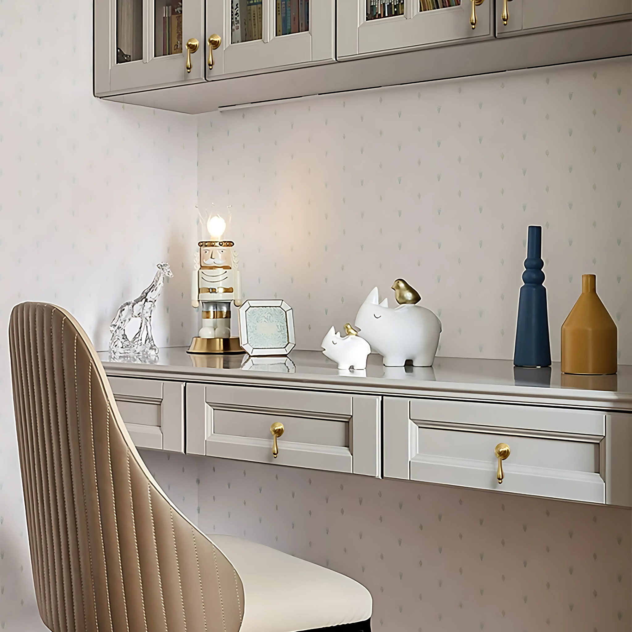 Brass essence Legacy brushed brass cabinet lever handle with sleek design and smooth finish, ideal for modern furniture or cabinetry.