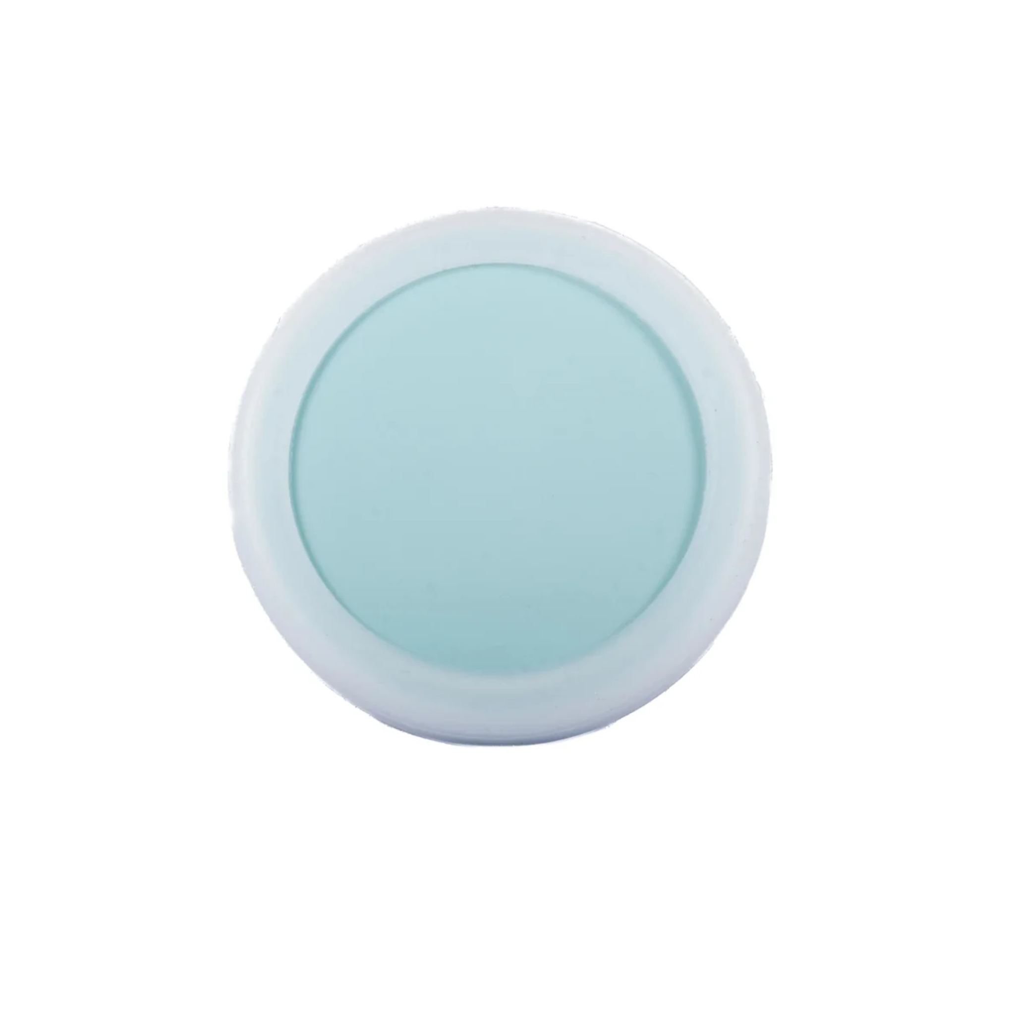 Brass Essence Soft-Touch Silicone and ABS cabinet knob in black with silver accents, modern and ergonomic design.