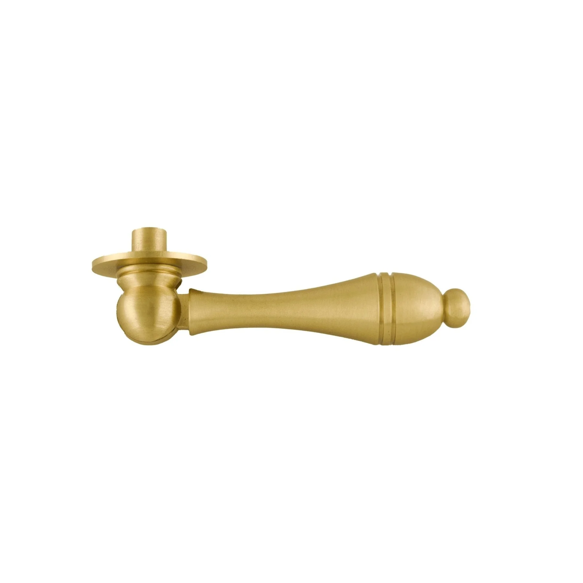 Brass Essence Legacy brushed brass cabinet lever handle with a sleek, modern design and smooth finish for stylish cabinetry.