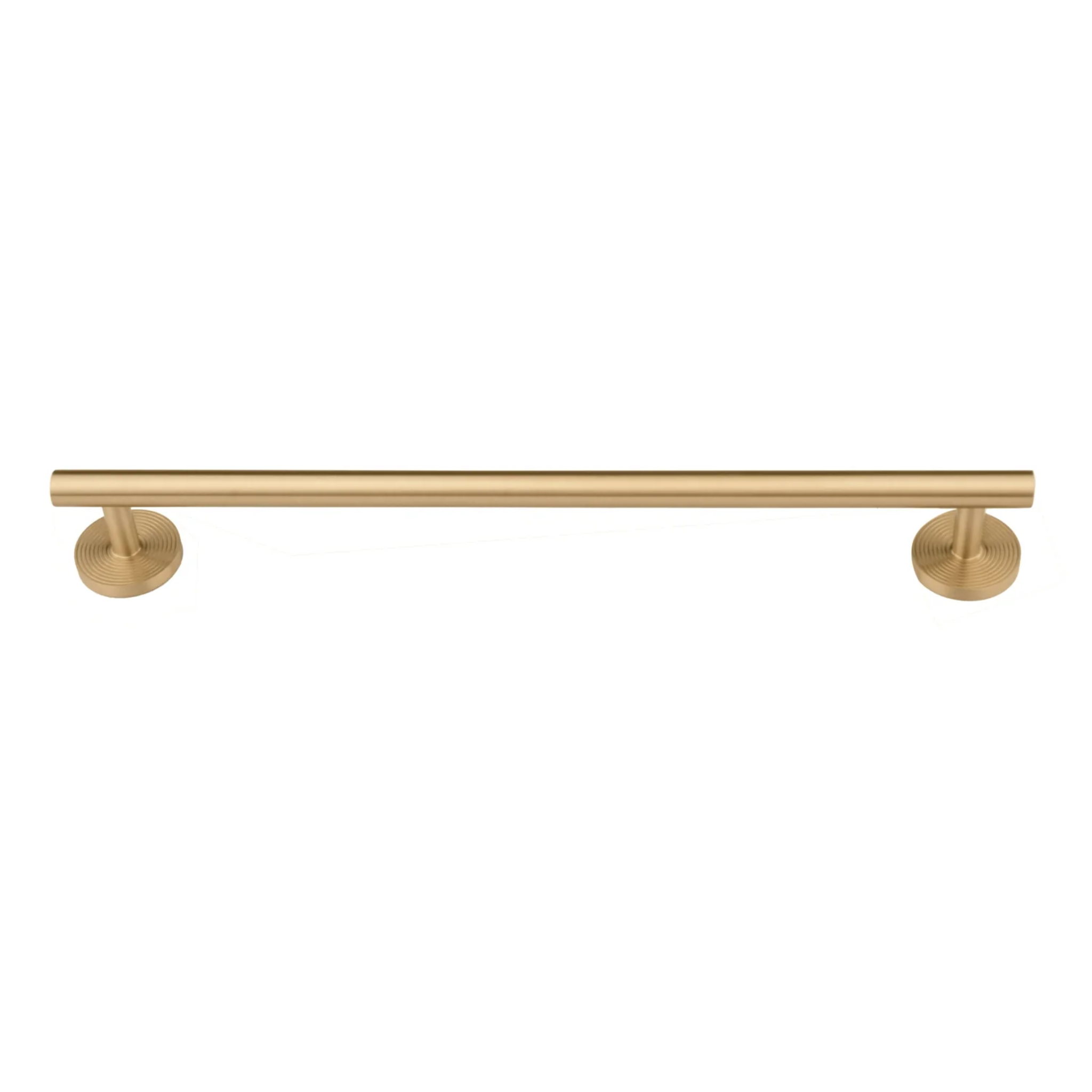 Brass Essence minimalist brass concentric ring handles with sleek, modern design for furniture or cabinetry.