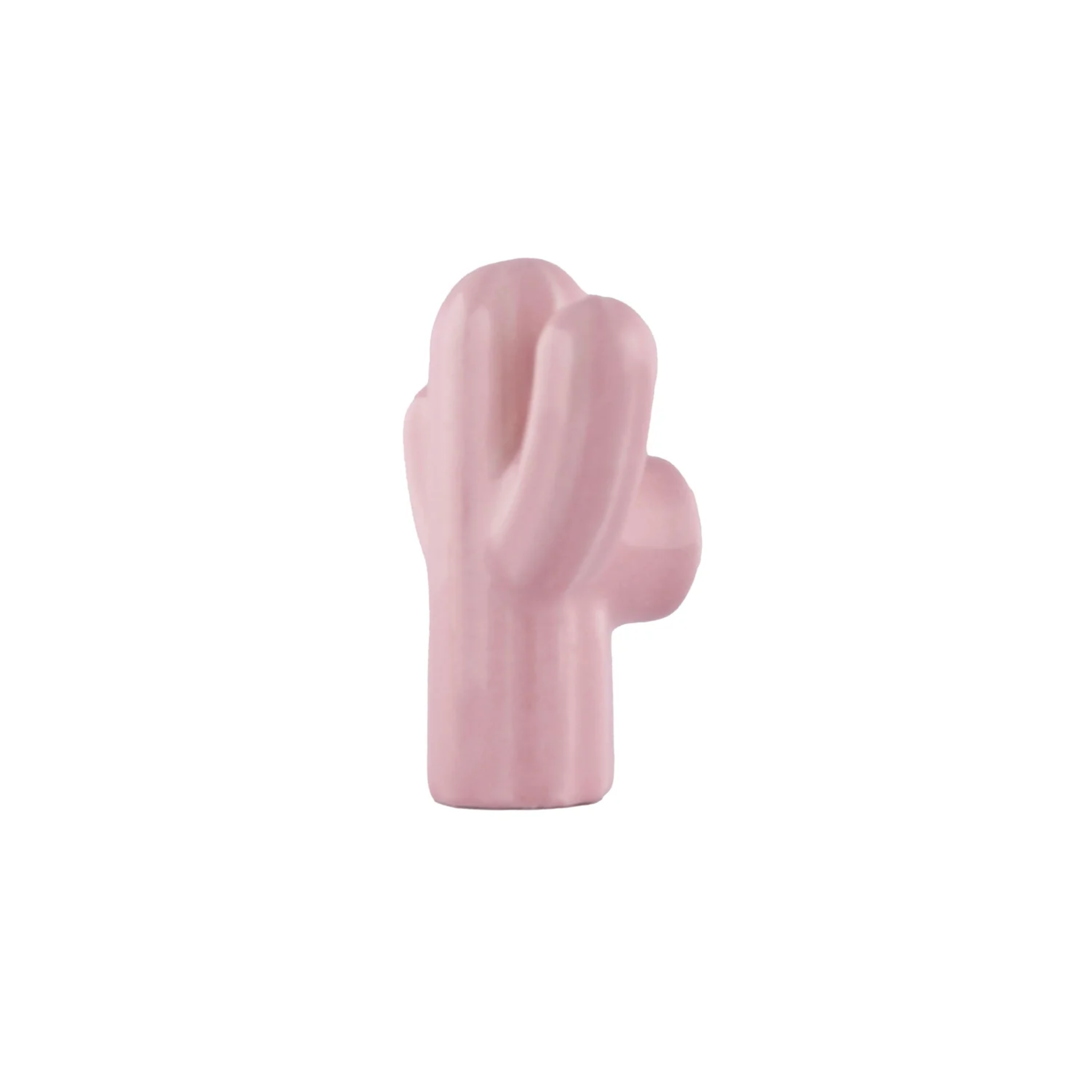 Ceramic cactus cabinet knob by Brass Essence, decorative green cactus-shaped handle for furniture drawers and cabinets.