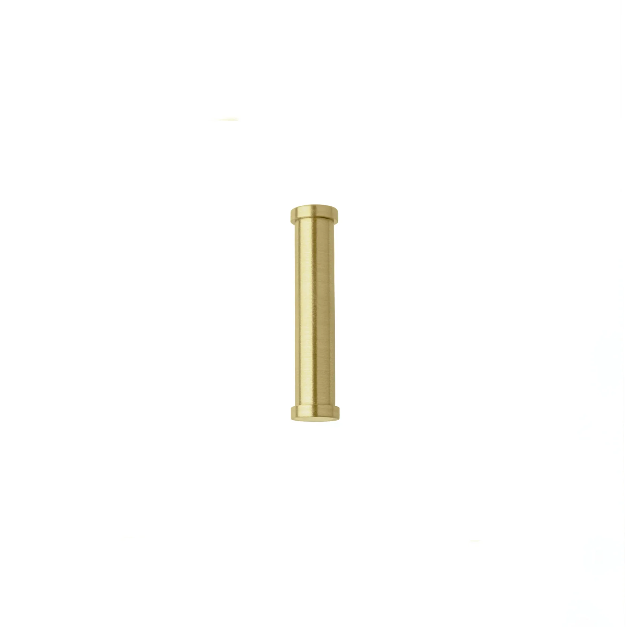 Brass essence Euro Bar Solid Brass Cabinet Pull in a sleek, polished finish, designed for modern kitchen or furniture handles.