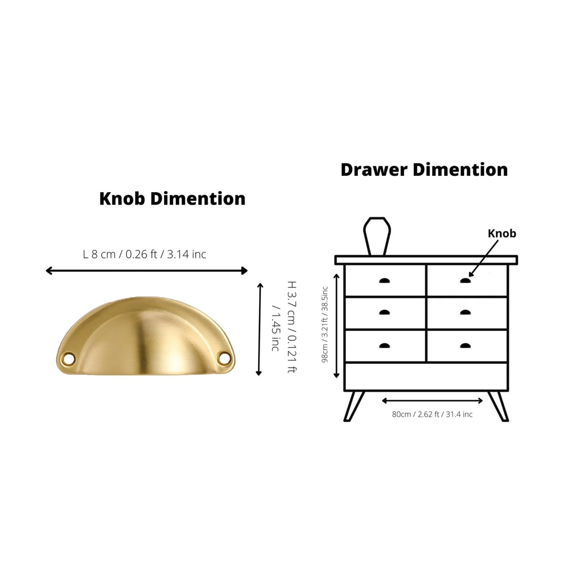 Brass Essence Classic Brushed Brass Shell Pull handle with rounded shell design and brushed finish for furniture or cabinetry.
