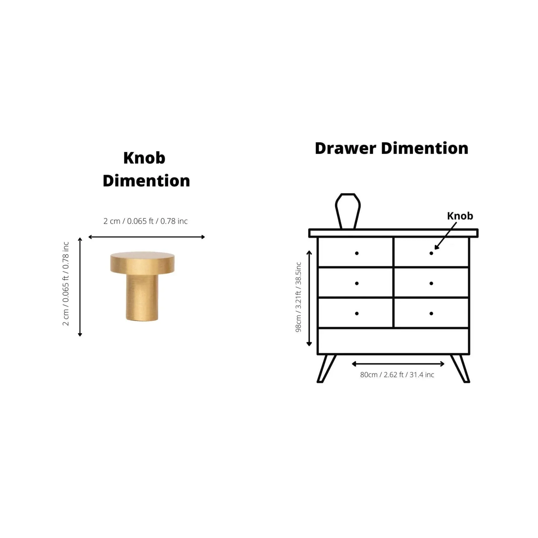 Brass Essence Regal Solid Brass Knob B-0004 with minimal luxury design, showcasing a polished brass finish and sleek round shape.
