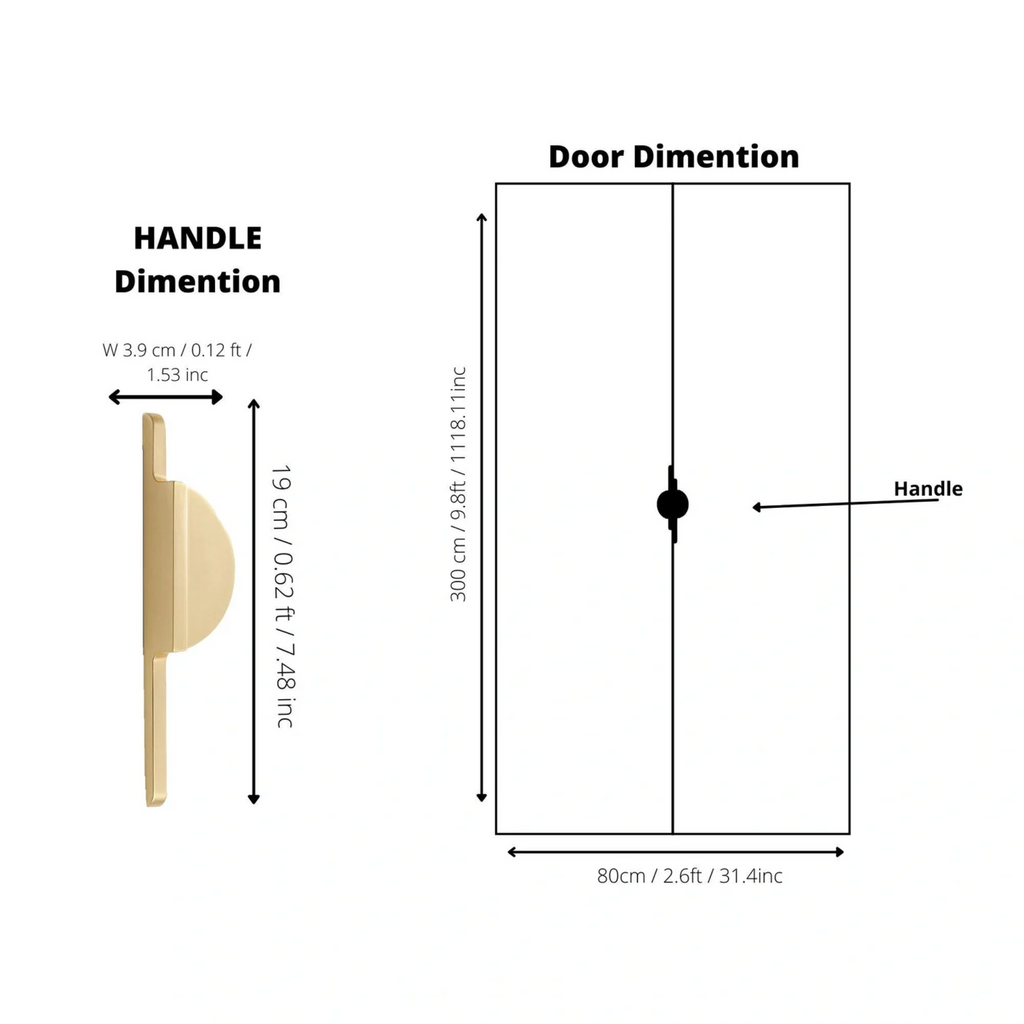 Brass Essence Hemi Cycle Zinc Half-Circle Pull handle, metallic finish, mounted on a surface, decorative hardware for furniture or cabinetry.
